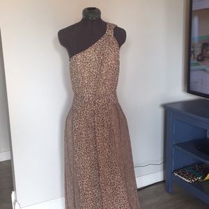 Armani Exchange formal leopard dress